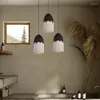 Lámparas colgantes Wabi Sabi Japón Estilo Poliestireno hecho a mano Personalidad especial Casa grande Lámpara de vida interior Luz del hogar