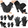 Five Fingers Gloves Winter Outdoor Cycling Wholesale Touch Sn Zipper Sports Waterproof And Durable Plush Mountaineering Skiing Warm Dhnlm