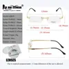 Sunglasses Frames Myopia Prescription Eyeglasses Customize Resin Lenses Glasses Progressive Spectacles Unisex Rimless Frame 2619 231123