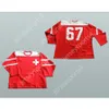 Custom SWITZERLAND NATIONAL TEAM HOCKEY JERSEY NEW Top Stitched S-M-L-XL-XXL-3XL-4XL-5XL-6XL