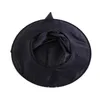 Halloween Cosplay Children Witch Hat Unisex Black Hats For Adults Kids Party Supply Costume Props Decorations Wizard Cap 230920