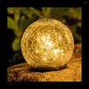 1st 12 cm Solar Crack Ground Ball Outdoor Waterproof Balcony Garden Court Landscape Outdoor/Garden Decorative Lights