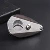 Smoking Pipes Sandalwood cigar knife, cigar cutter, double-edged cigarette accessories