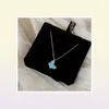 Colar de designer de luxo da marca para mulheres fofas adorável borboleta mini pingente de colares de amor de garganta jóias de jóias de corda de jóias2253284