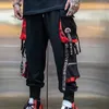 Men's Pants Fashion Oversized Trousers Hip Hop Wide Leg Multi Pocket Bunched Feet Sweatpants For Mens Ropa Hombre 2023