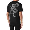 Plein Bear T-shirt Mens Designer Tshirts Vêtements de marque Rhingestone Pp Skull Men T-shirt Round Neck SS Snake Hip Hop Tshirt Top Tees 161247