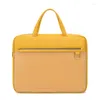 Briefcases Multi-functional A4 Document Bags Filing Products Portable Waterproof Polyester Storage Bag For Notebooks Pens Computer