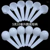 Meetinstrumenten 20/5pcs 10ml 5g Herbruikbare Food Grade Lepel Plastic Scoop PP Maatregel Melk koffie Theelepel Poeder Keuken