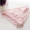 Kadın Külotu 6pcs/Lot Baoyou Büyük Bastır Orta Yaşlı ve Yaşlı Anne Yağ Mm Orta Bel Dişi İpek İç Çamaşırı Panties 230424