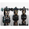 Diecast Model Transforming Robot med ett klick Automatisk formkonvertering Boy Toy Pull Back Car Children Interaktion Mini 2 i 1 231124