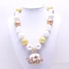 Collier gros pour gamine à la citrouille