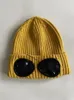 Ullhatt lyxdesigner beanie för män två lins vinter hattar tjockare ribbed skalle cap elasticitet populärt fashionabla varm motorhuv homme ga040