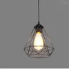 Hanglampen Noordelijke landelijke lichten Lamp E26 Lichthangende LED -verlichtingsarmaturen voor gangpad Kitchen Home Decor