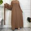 Vêtements ethniques été musulman Abaya femmes caftan Khimar Robe de prière Eid Mubarak Ramadan Robe islamique Abayas dubaï luxe arabe
