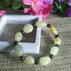 Link Bracelets Natural Hetian Jade Random Type Stone Bracelet Jewelry Lucky Safety Auspicious Amulet Fine