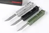 Special Offer High End Small MT UT AUTO Tactical Knife D2 Satin Hell Blade CNC 6061-T6 Handle EDC Pocket Gift Knives With Nylon Bag