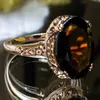 Cluster Rings Huitan Anniversary Ring for Women Trendy Jewelry Romantic Carved Pattern Design Versatile Female Fingerrings Bulk 230424