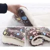 kennels pens Flannel Thickened Dog Bed Mat Soft Pet Sleeping for Small Medium Large Dogs Cats Winter Warm Blanket Supplies 231124