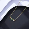 New Romantic Green Gem Heart S925 Silver Pendant Necklace Jewelry Women Micro Set Zircon Plated 18k Gold Necklace for Women Wedding Party Valentine's Day Gift SPC