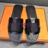 Designer Slipper Women 2023 Ny mode Sandal Slides Flt Mule Rubber Sandlas Ladies Office Outdoor Loafers Wedge Slider Shoes