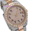 Moissanite Watch A 1005 z VVS Moissanite Ices Out Watch Hip Hop Bused Downa Moissanite Watch925