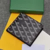 Portfel Luksusowy projektant portfela Mała torebka uchwyt na karty Kobieta Portfel Mały portfel Czarny portfel Mini Klasyczna pikowana skóra 269Z