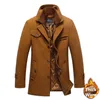 Herr ull blandar ullrock män vinter varm wibdbreaker trench jackor överrock casaco masculino casual smal fit palto jacka 5xl ull ärtrockar 231123