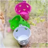 Geschenkwikkeling MTI Kleur Mini Tin Candy Buckets met Hollow Hearts Pails Metal Bucket Suget Suget Party Favor Decoratie ZA1379 DRO DHV80