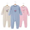 Pajamas Baby Boy Girl Cotton Rompers Children Jumpsuits Toddler s Pajamas Autumn Spring Sleepwear Long Sleeve Home Wear 24m-5t 231124