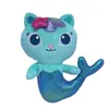 حيوانات أفخم محشوة 25 سم جابي دمية لعبة Mercat Cartoon Mermaid Cat Plushie Dolut