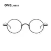 Sonnenbrillen Rahmen reine Gläser Rahmen für Männer Retro runde verschreibungspflichtige Brillen Rahmen 2023 Vintage Myopia Optical Male Eyewear 231123