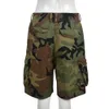 New 2024 Designer Camouflage Shorts Summer Women Fashion Cargo Short Pants with Pockets Casual Loose Straight Trousers Y2K Streetwear Wholesale Clothes 9721