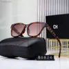 Designer Chanels Sunglasses Womens Mens Fashion Trend Sunglasses Large Frame Travel Sunglasses Uv Protection 0824 White