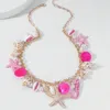 Chokers 1 Semesterstil Ocean Series Shell Starfish ImitationPearl Necklace Women's Leisure Party Awservated Necklac 231123