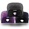 Bandanas 2pcs Winter Running Headband Keep Warm With Hole Headwrap For Climbing