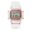여자 시계 럭셔리 여성의 로즈 골드 실리콘 시계 여성 패션 LED 디지털 시계 캐주얼 레이디스 전자 시계 reloj mujer 231123