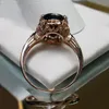 Cluster Rings Huitan Anniversary Ring for Women Trendy Jewelry Romantic Carved Pattern Design Versatile Female Fingerrings Bulk 230424