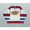 Anpassad Torrie Jung Edmonton Oil Kings 1 Hockey Jersey New Top Stitched S-M-L-XL-XXL-3XL-4XL-5XL-6XL