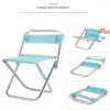 Camp Furniture Multi-Function Folding Chair 2023 Stabil ryggstöd Camping Tool Fishing Metal Travel