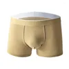 Underpants Men Trunks U Convex Pouch Shorts Cuecas Cotton Boxer Homme Breathable Knickers Men'S Boxers Panties Slip Calzoncillo