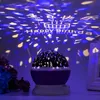 Kindersterrennachtlampje, 360 graden roterende sterrenprojector, tafellamp, LED-licht, kleurrijke kleuren, met USB-kabel, beste voor kinderen, babykamer en feestdecoratie