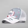 s Cute Baby Children Baseball Cartoon Cat Summer Sun Lovely Ears Mesh Caps Adjustable Boy Girl Snapback Cotton Sequin Hat P230424