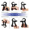 Ręczne uchwyty 5-60 kg Regulowane ręczne przyczepność Wzmocnienie ręcznego Trener do uchwytu za pomocą przedramienia na nadgarstek i ćwiczeniem ręcznym do budowania mięśni 231124
