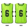 Other Sporting Goods 6PCS12PCS Adults Kids Quick Drying Basketball Football Jerseys Soccer Vest Pinnies Practice Team Training Sports Vest Team 231124