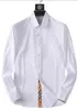 Designer de camisa xadrez masculina camisa casual qualidade designer negócios clássico camisa manga longa cor sólida carta primavera outono camisa