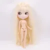 Dolls ICYDBSBlythDoll 1 6 Joint Body 30CM BJD toys Natural shiny face with hands AB DIY Fashion girl gift 231124