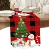 Table Runner Christmas Tablerunner Merry Christmas Decoration For Home Tablecloth Kitchen Xmas Navidad Kerst Natal Happy Year 2024 231123