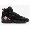 2024 Jardon 8 Playoffs Black True Red White Basketball Shoes For Sale Top Quality Sport Shoes Randers US7-US13