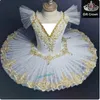 Dancewear Girl Professional Ballet Tutu Tulle Dress White Blue Pink Gymnastics Leotard Diamond Dance Costume Ballet Leotard Girl Ballerina 231124