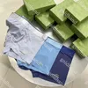 Tide Marke Herren Unterhose Designer Luxus Brief gedruckt Boxer Sommer Männer Sexy Ice Silk Atmungsaktive Unterwäsche